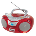 Portable Mp3/CD Player With USB/Aux Inputs, Cassette Recorder & AM/FM Rad